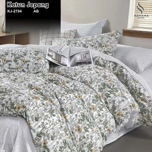 bedcover katun jepang