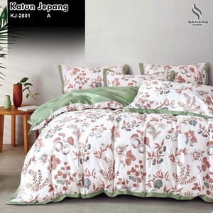 sprei katun jepang motif minimalis
