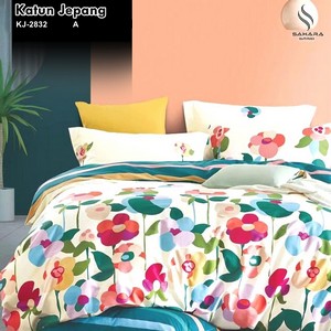 sprei bahan katun jepang
