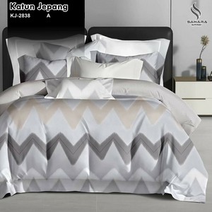 sprei katun jepang motif bunga