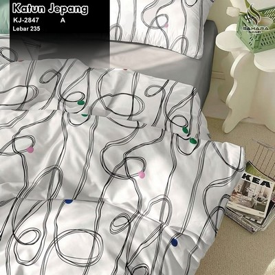 sprei katun jepang ukuran 90x200