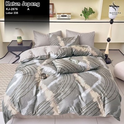sprei katun jepang 180x200