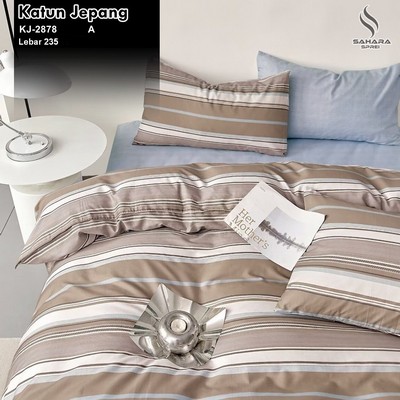 sprei katun jepang 3d