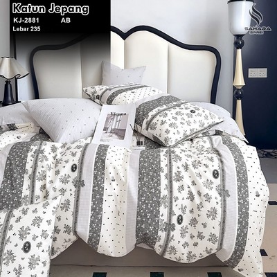 bed cover katun jepang