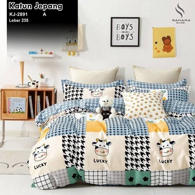 sprei katun jepang premium