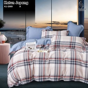 sprei katun jepang motif bunga