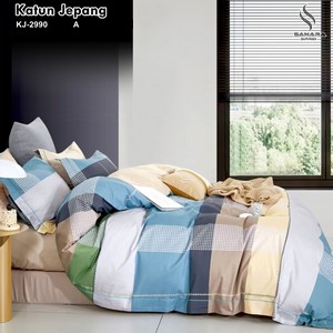 sprei bahan katun jepang