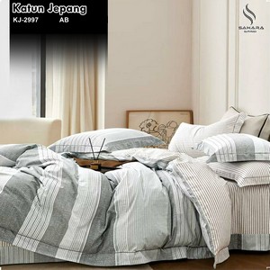 sprei katun jepang polos