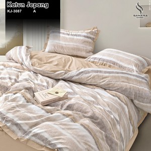 sprei katun jepang motif minimalis