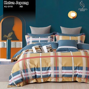sprei katun jepang motif bunga