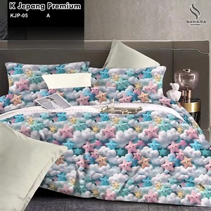 sprei katun jepang polos