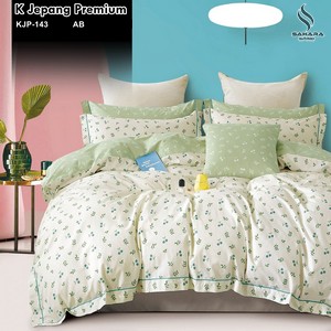 sprei katun jepang motif bunga sakura