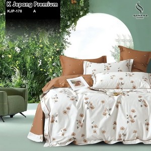 bedcover bahan katun jepang