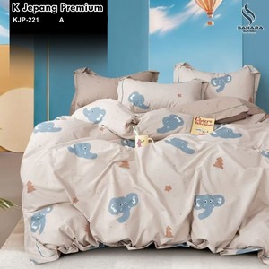 sprei katun jepang polos
