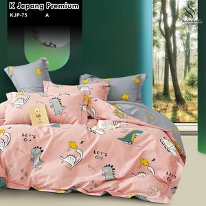 sprei katun jepang motif bunga sakura