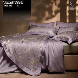sprei bahan jacquard tencel