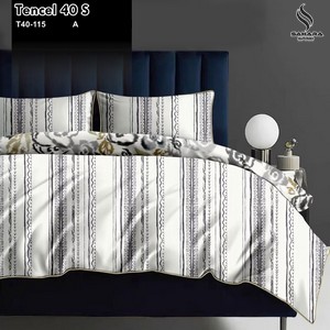 sprei jacquard tencel