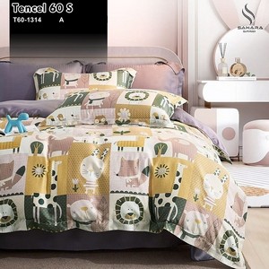 sprei bahan jacquard tencel