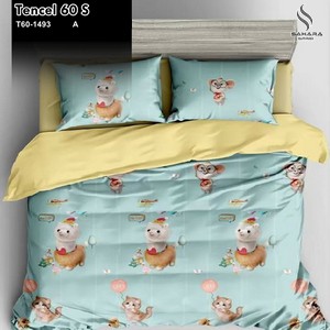 sprei bahan jacquard tencel