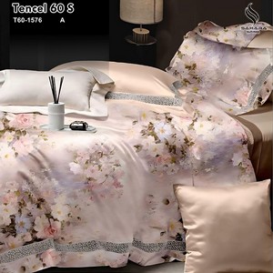 sprei bahan jacquard